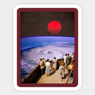 Red planet Sticker
